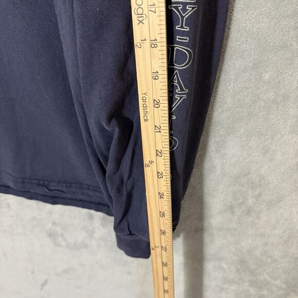 Vintage Harley Davidson T-Shirt XL Saudi Arabia Long Sleeve 2001 Navy Blue USA - Picture 8 of 8
